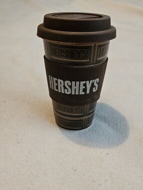HERSHEY'S Brown Travel Coffee Cup with Sleeve